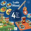 Társasjáték - Ludo Wood - DJECO