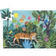 Formadobozos puzzle - A tigris sétája - The tiger's walk- DJECO