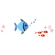 Homokkép készítő - Szivárványos halak - Fish rainbows- DJECO