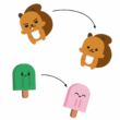 Különleges matricák - Hangulat változás - Emoji Djeco