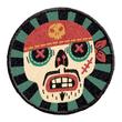 Tolltartó két rekesszel - Koponya - Skull pencil case - Djeco