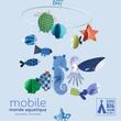 Szélmobil föggődísz - Vízi világ - Aquatic world - Djeco