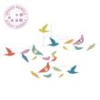 Szélmobil függődísz - Sokszínű Madarak - Mobile Katsumi - Multicolored birds DJECO