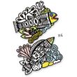 Bársony színező - Csinos halak - Pretty fishes- DJECO
