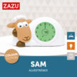 Zazu – SAM alvástréner, ébresztőóra és éjjeli fény - KARAMELL