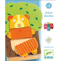 Képkirakó - Cukibocs - Tree cuddly puzzle- DJECO