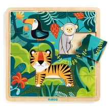 Képkirakó, puzzle - Dzsungel puzzle - Puzzlo Jungle- DJECO