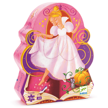 Formadobozos puzzle - Hamupipőke - Cinderella Djeco