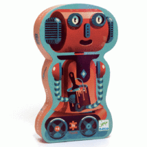 Formadobozos puzzle - Bob the robot 36 pcs DJECO