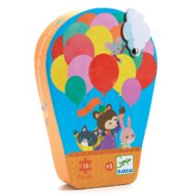 Formadobozos puzzle - The hot air balloon Djeco