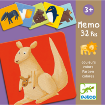 Memóriajáték - Színes állatok - Mémo Colour animals Djeco