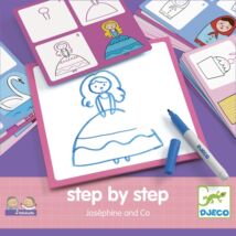 Rajzolás lépésről lépésre - Hercegnő - Step by step Joséphine and Co- DJECO