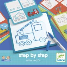 Rajzolás lépésről lépésre - Járművek - Step by step Arthur and Co- DJECO