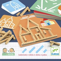 Fejlesztő játék - Mérőrúd-hálózat - Eduludo sticks- DJECO