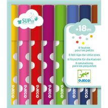 Kimosható filctoll - 8 felt-tips for little ones- DJECO