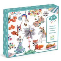 Kollázs műhely - Kreatív alkatrészek nagy készlete - Creativity kit - Djeco