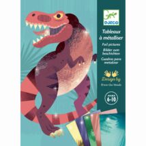 Fémfóliás színezés - Dínók korszaka - Jurassic - Djeco