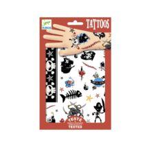 Tetováló matricák - Kalózok - Pirates- DJECO