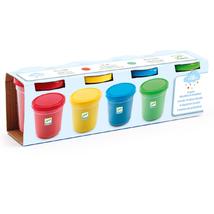 Gyurma - 4 szín pillegyurma - 4 tubs of play dough- DJECO