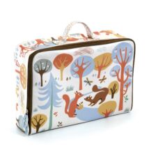 Kis textil bőrönd - Huncut mókusok - Squirrels suitcase DJECO