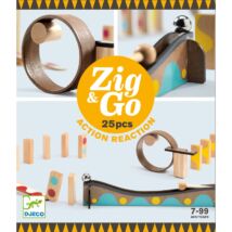 Építőjáték - Zig & Go - 25 db-os Djeco
