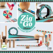 Építőjáték - Zig & Go - 28 db-os Djeco