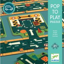 Pop to play Puzzle - Roads - DJECO