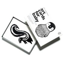 Wee Gallery fejlesztő kártyák babáknak - Black & White - Fekete & Fehér