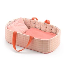 Mózeskosár - Halványrózsaszín - Bassinet Pink Lines - Djeco