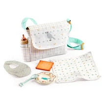 Babaetetés - Kellékek váltáskában - Mealtime set - Djeco - Pomea