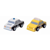 Taxi és rendőautó Plan Toys