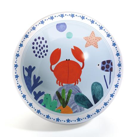 Gumilabda, 22 cm - Halacskás - Fishee Ball - Djeco