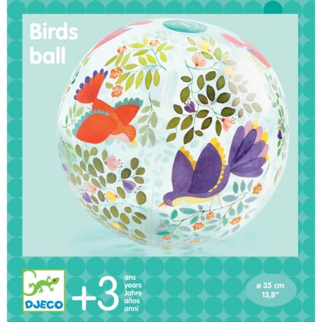 Felfújható labda - Madárkák - Birds ball DJECO