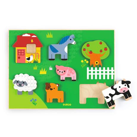 Formaillesztő, formaberakó - Tanyasi történet - Farm Story - Djeco