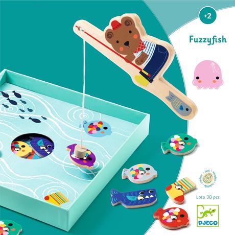 Horgászjáték - Talányos - Fuzzyfish - Djeco