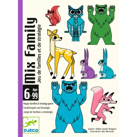 Kártyajáték - Állati kutyuló - Mix Familly - Djeco