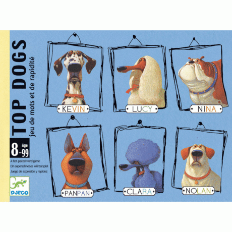 Kártyajáték - Nagykutyák - Top Dogs DJECO