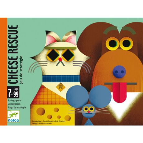 Kártyajáték - Sajtmentő - Cheese rescue Djeco