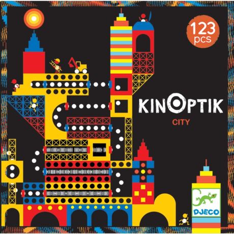 Optikai puzzle - Város, 123 db-os - Kinoptik Ville- DJECO