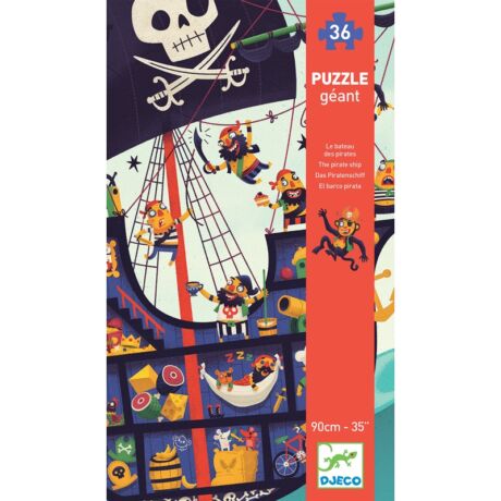 Óriás puzzle - The pirate ship Djeco