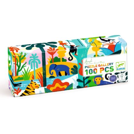 Művész puzzle - Dzsungel, 100 db-os - Jungle - Djeco