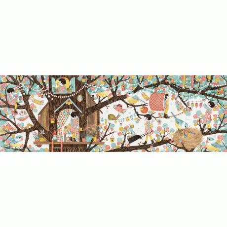 Művész puzzle - Fa ház, 200 db-os - Tree hause - FSC MIX DJECO
