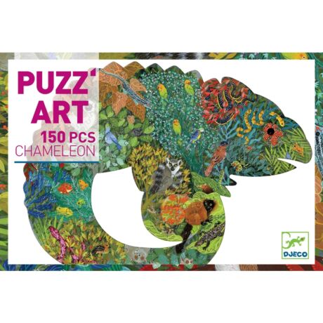 Művész puzzle - Kaméleon - Chameleon Djeco