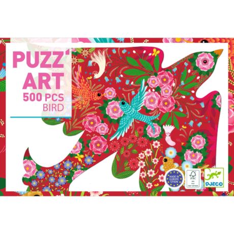 Művész puzzle - Madár - Bird - Djeco