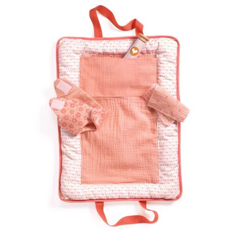 Pelenkázótáska - Világos rózsaszín - Changing bag Pink Peak - Djeco