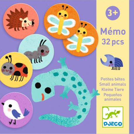 Memóriajáték - Kicsi állatok - Memo Small animals - Djeco