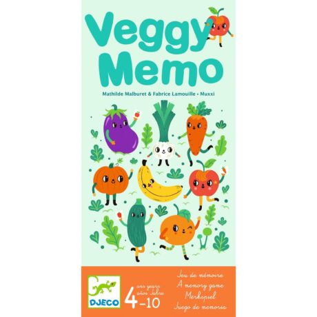 Memóriajáték - Zöldség, gyümölcs - Veggy Mémo - Djeco