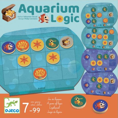 Társasjáték - Vízi logika - Aquarium Logic - Djeco