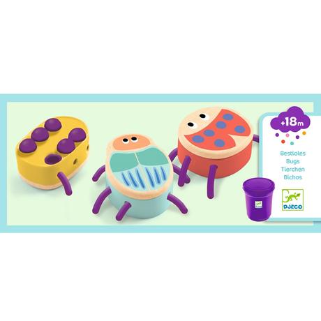 Gyurmaformázó készlet - Bogaras - Myplastibugs - Djeco