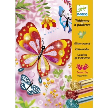 Csillámkép készítő - Pillangók - Butterflies- DJECO